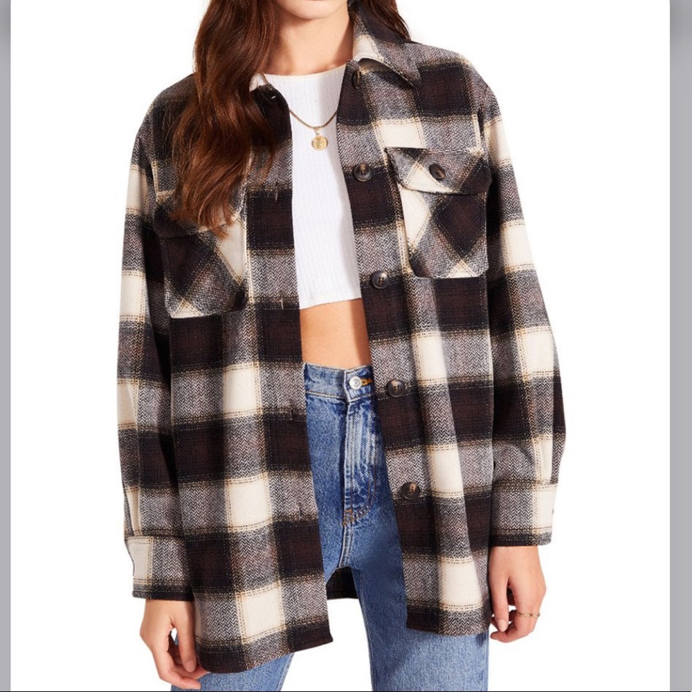BB Dakota Plaid Shacket